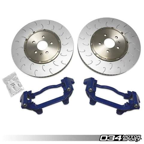 2-Piece Floating Front Brake Rotor 375mm Upgrade for Mk8 Golf R & Audi 8Y S3