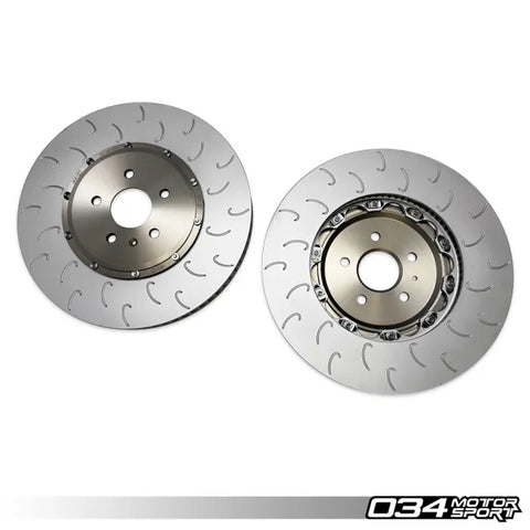 2-Piece Floating Front Brake Rotor 375mm Upgrade for Mk8 Golf R & Audi 8Y S3