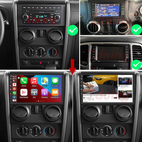 Idoing Apple CarPlay/Android Auto Radio