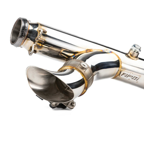 RPM Can-Am X3 E-Valve 3" Electronic Dump Valve Exhaust / Mid pipe (Polished)