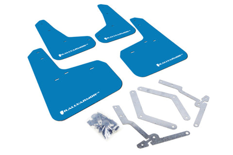Rally Armor 02-07 Subaru RS/2.5i/WRX/STI (06-07 Wagon Req. Front Flap Mod.) Black Mud Flap BCE Logo