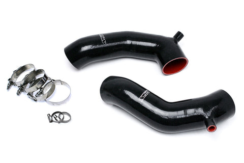 HPS Black Reinforced Silicone Post MAF Air Intake Hose Kit for Infiniti 14-16 Q70 5.6L V8