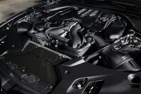 CSF 16-21 BMW M5 (F90) / 17-21 BMW M8 (F91/F92/F93) Twin Charge-Air-Cooler Set - Crinkle Black