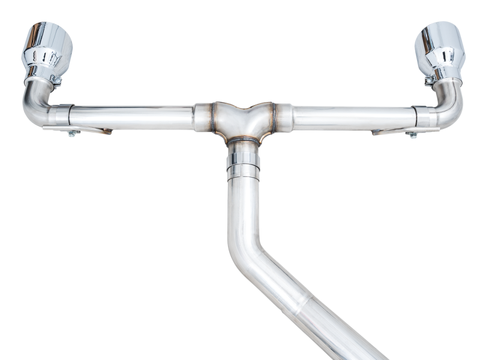 AWE 2022 VW GTI MK8 Track Edition Exhaust - Chrome Silver Tips