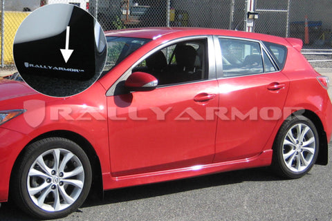 Rally Armor 02-07 Subaru RS/2.5i/WRX/STI (06-07 Wagon Req. Front Flap Mod.) Black Mud Flap BCE Logo