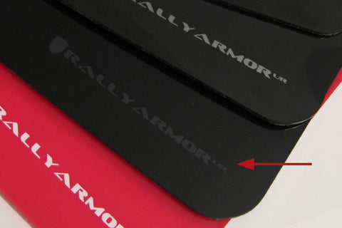 Rally Armor 02-07 Subaru RS/2.5i/WRX/STI (06-07 Wagon Req. Front Flap Mod.) Black Mud Flap BCE Logo