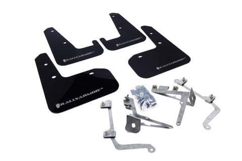 Rally Armor 02-07 Subaru RS/2.5i/WRX/STI (06-07 Wagon Req. Front Flap Mod.) Black Mud Flap BCE Logo