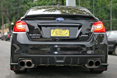 Rally Armor 15-21 Subaru WRX & STI Black Mud Flap Blue Altered Font Logo