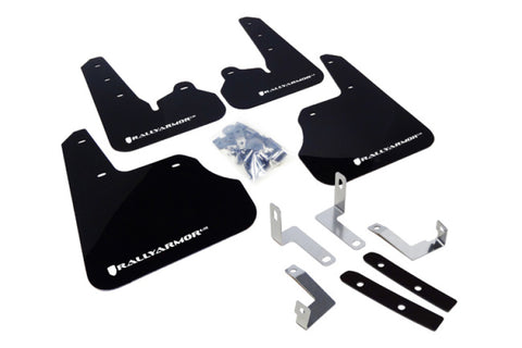 Rally Armor 02-07 Subaru RS/2.5i/WRX/STI (06-07 Wagon Req. Front Flap Mod.) Black Mud Flap BCE Logo