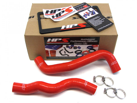 HPS Nissan 370Z, Infiniti G37 & Others High Temp Reinforced Silicone Radiator Hose Kit Coolant OEM Replacement - Red