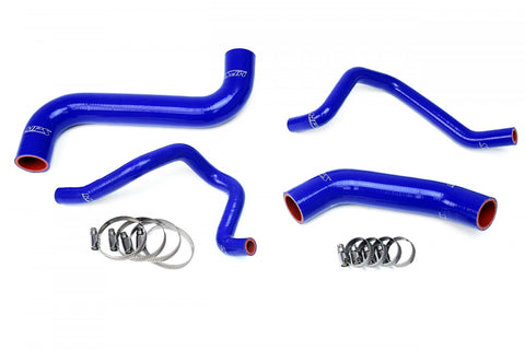 HPS Blue Reinforced Silicone Radiator   Heater Hose Kit for Subaru 2004-2005 Impreza 2.5L Non Turbo Left Hand Drive