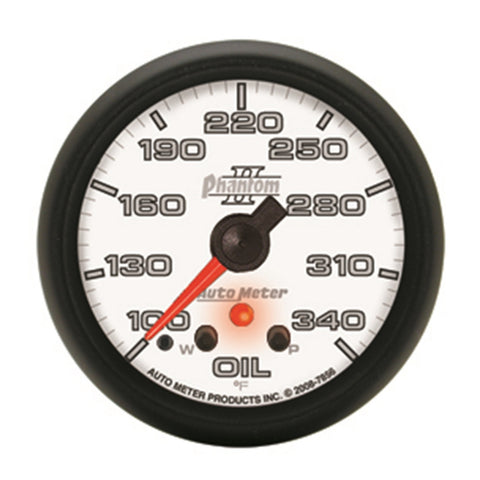 AutoMeter 3-3/8 in. GPS SPEEDOMETER, 0-140 MPH, PHANTOM II