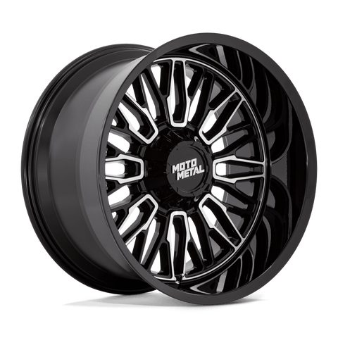 MO809 Stinger Cast Aluminum Wheel in Gloss Black Machined Finish from Moto Metal Wheels - View 1