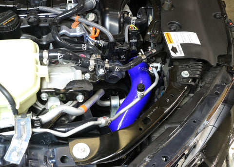 HPS Black Reinforced Silicone Intercooler Hose Kit for Honda 17-19 Civic Si 1.5L Turbo