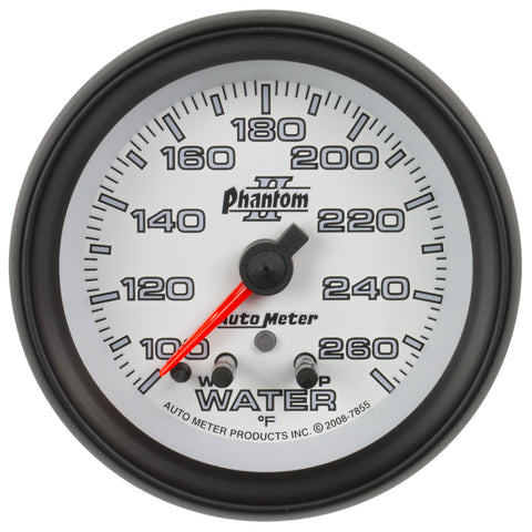 AutoMeter 3-3/8 in. GPS SPEEDOMETER, 0-140 MPH, PHANTOM