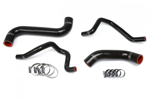 HPS Black Reinforced Silicone Radiator   Heater Hose Kit for Subaru 2006-2007 Impreza 2.5L Non Turbo Left Hand Drive