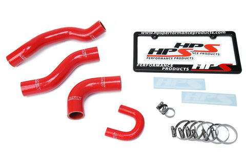 HPS Red Reinforced Silicone Radiator Hose Kit Coolant for Toyota 84-95 Pickup 22RE Non Turbo EFI