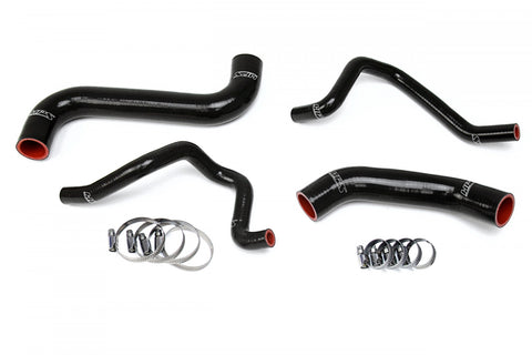 HPS Black Reinforced Silicone Radiator   Heater Hose Kit for Subaru 2004-2005 Impreza 2.5L Non Turbo Left Hand Drive