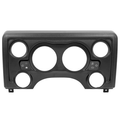 AutoMeter 90011 GAUGE MOUNT, DIRECT FIT DASH PANEL, 6 GAUGE (3 3/8" X2, 2 1/16" X4), JEEP TJ/XJ