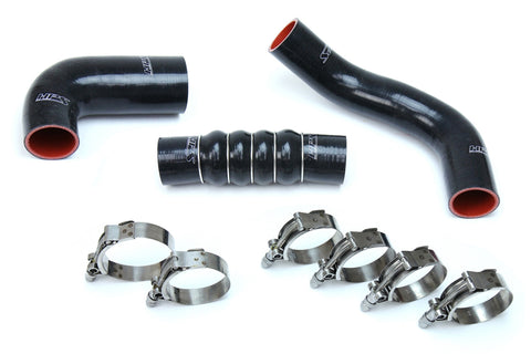 HPS Black Reinforced Silicone Intercooler Hose Kit for Honda 17-19 Civic Si 1.5L Turbo