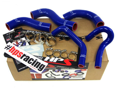 HPS Reinforced Blue Silicone Radiator   Heater Hose Kit Coolant for Mazda 94-97 Miata 1.8L