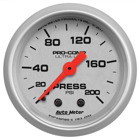 AutoMeter 2-1/16 in. WATER TEMPERATURE, 140-280 Fahrenheit, ES