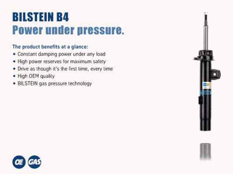 Bilstein B4 13-14 BMW 335xi / 320xi / 328xi / 428xi Front Left Twintube Strut Assembly