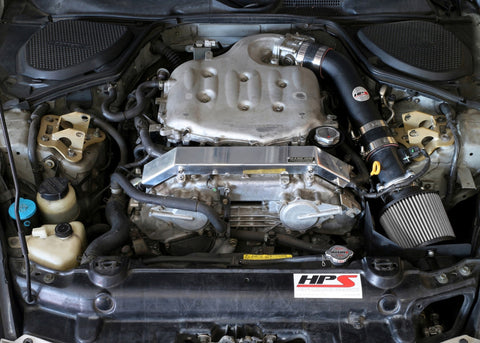 HPS Performance Black Shortram Air Intake Kit for 03-06 Nissan 350Z 3.5L V6