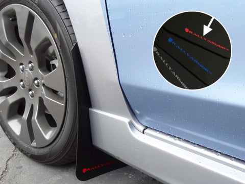 Rally Armor 02-07 Subaru RS/2.5i/WRX/STI (06-07 Wagon Req. Front Flap Mod.) Black Mud Flap BCE Logo