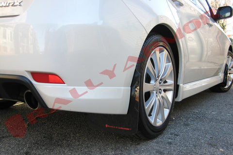 Rally Armor 02-07 Subaru RS/2.5i/WRX/STI (06-07 Wagon Req. Front Flap Mod.) Black Mud Flap BCE Logo