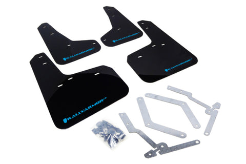 Rally Armor 02-07 Subaru RS/2.5i/WRX/STI (06-07 Wagon Req. Front Flap Mod.) Black Mud Flap BCE Logo