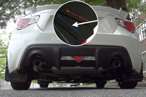 Rally Armor 02-07 Subaru RS/2.5i/WRX/STI (06-07 Wagon Req. Front Flap Mod.) Black Mud Flap BCE Logo