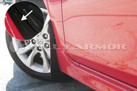 Rally Armor 02-07 Subaru RS/2.5i/WRX/STI (06-07 Wagon Req. Front Flap Mod.) Black Mud Flap BCE Logo