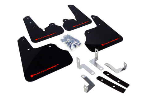 Rally Armor 02-07 Subaru RS/2.5i/WRX/STI (06-07 Wagon Req. Front Flap Mod.) Black Mud Flap BCE Logo