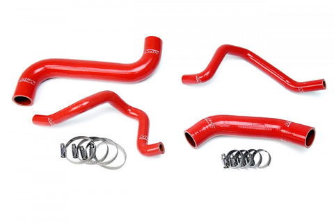 HPS Red Reinforced Silicone Radiator   Heater Hose Kit for Subaru 2004-2005 Impreza 2.5L Non Turbo Left Hand Drive