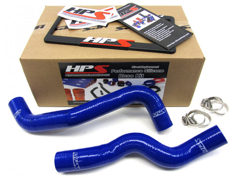 HPS Nissan 370Z, Infiniti G37 & Others High Temp Reinforced Silicone Radiator Hose Kit Coolant OEM Replacement - Blue