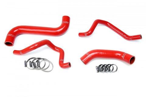 HPS Red Reinforced Silicone Radiator   Heater Hose Kit for Subaru 2006-2007 Impreza 2.5L Non Turbo Left Hand Drive