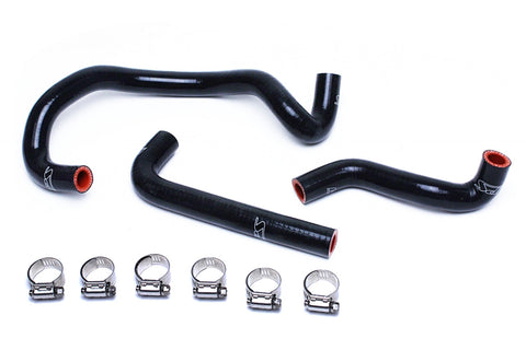 HPS Black Reinforced Silicone Heater Hose Kit for Mazda 86-92 RX7 FC3S Turbo LHD
