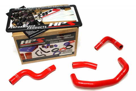 HPS Reinforced Red Silicone Heater Hose Kit Coolant for Mazda 06-14 Miata 2.0L
