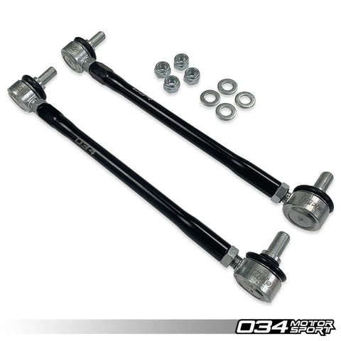 Dynamic+ Billet Adjustable Front Sway Bar End Link Kit, Volkswagen & Audi PQ35, MQB, and MQB EVO