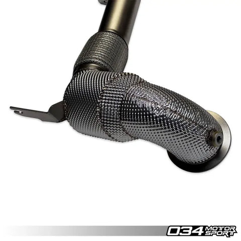 034Motorsport Stainless Steel Racing Downpipe for Mk8 Golf R & Audi 8Y S3