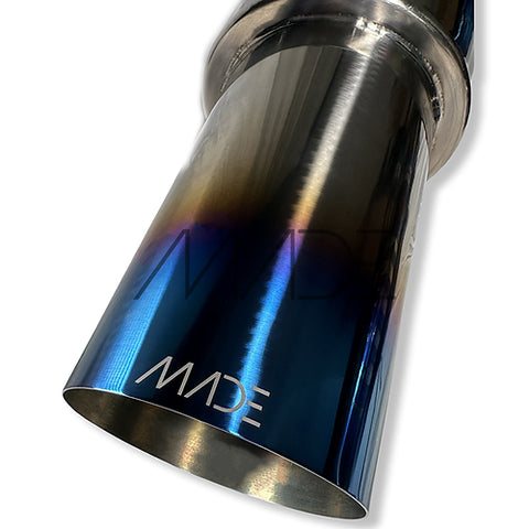 MADE motorsports - Single Exit A90 Heritage Titanium Exhaust | MKV Supra