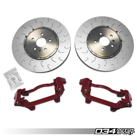 2-Piece Floating Front Brake Rotor 375mm Upgrade for Mk8 Golf R & Audi 8Y S3