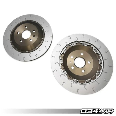 2-Piece Floating Rear Brake Rotor 355mm Upgrade for Mk8 GTI/Golf R & Audi 8Y S3/RS3