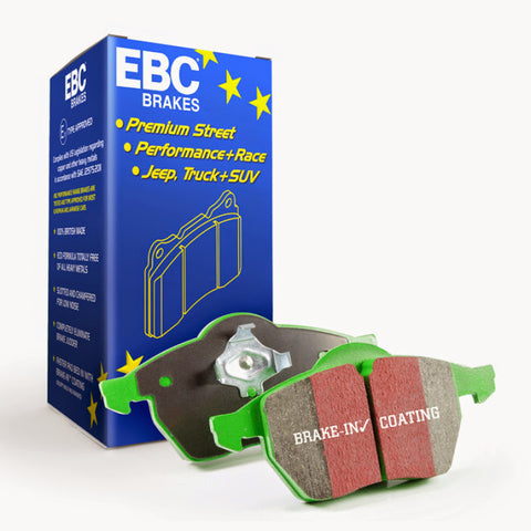 EBC 10+ Ford Fiesta 1.6 (FOR NON-ST/NON-TURBO) Greenstuff Front Brake Pads