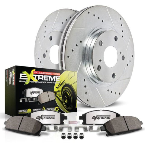 Power Stop 15-16 BMW 328i xDrive Rear Z26 Street Warrior Brake Kit