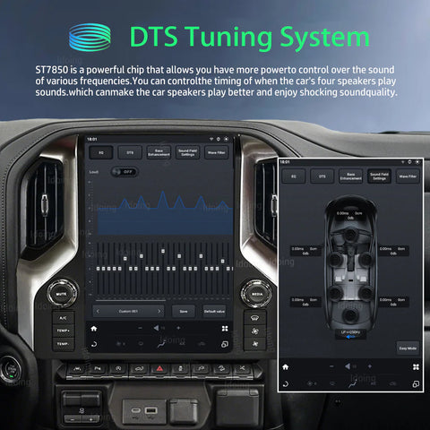 Idoing 12.95inch Android Radio Head Unit For Chevrolet Silverado GMC Sierra 2019-2023