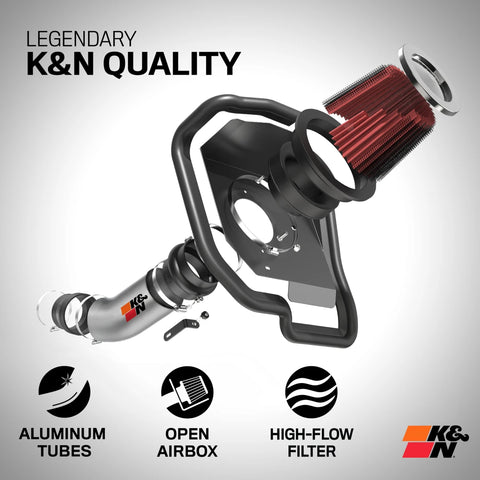 K&N 77 Series Performance Intake Kit for 2015 Chevrolet Silverado/GMC Sierra 2500 / 3500 6.6L V8