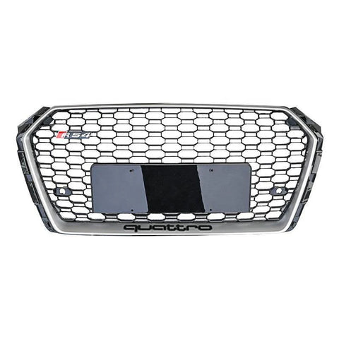 RS Honeycomb Front Grille for 2017-2019 Audi A4/S4/RS4 B9 Models