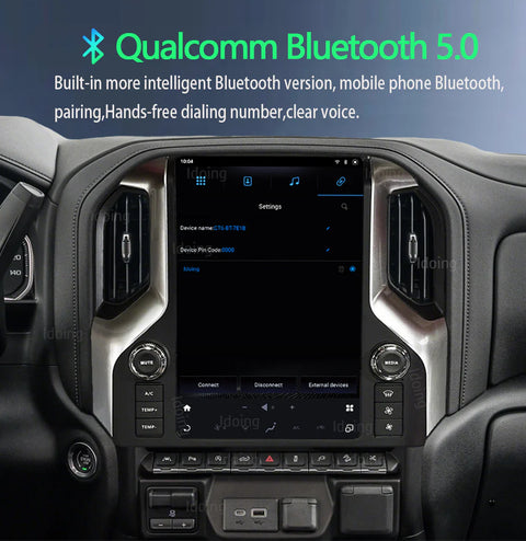 Idoing 12.95inch Android Radio Head Unit For Chevrolet Silverado GMC Sierra 2019-2023